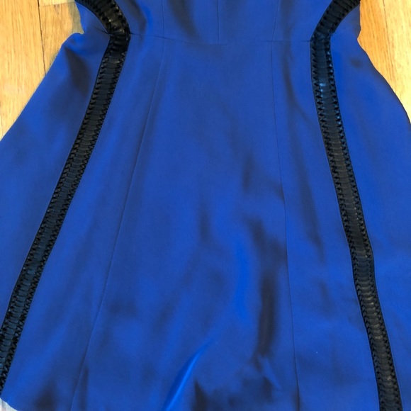 Rag and Bone a-line dress with leather detail - Picture 3 of 4
